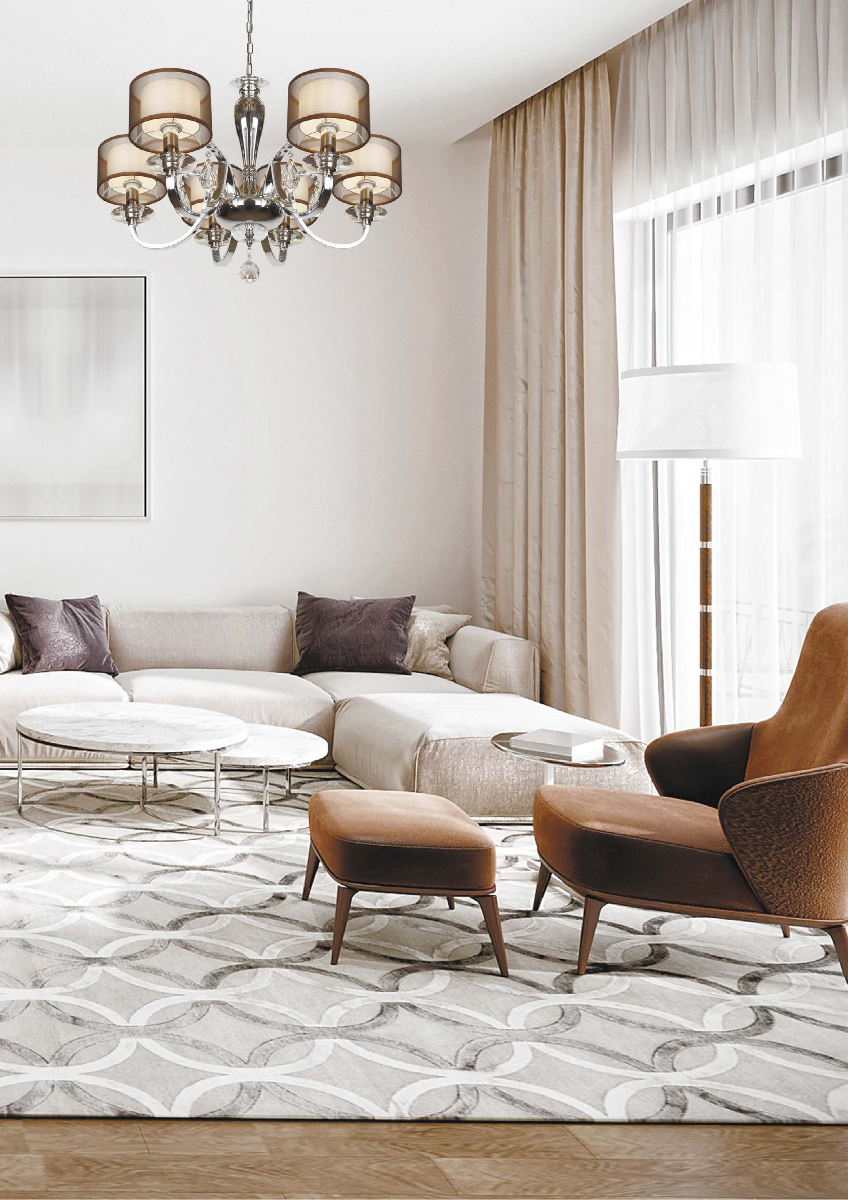 Подвесная люстра iLamp Mario RM16001/6CR