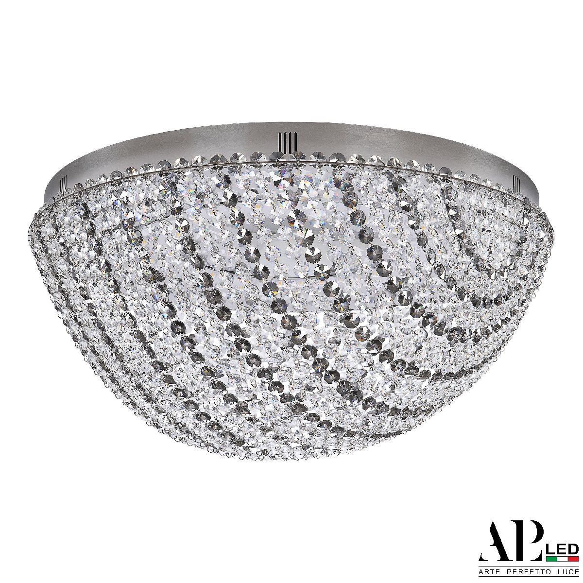 Потолочная люстра Arte Perfetto Luce Sicilia SH501.2.50.R.LED-DIM.Ni.Clear.731