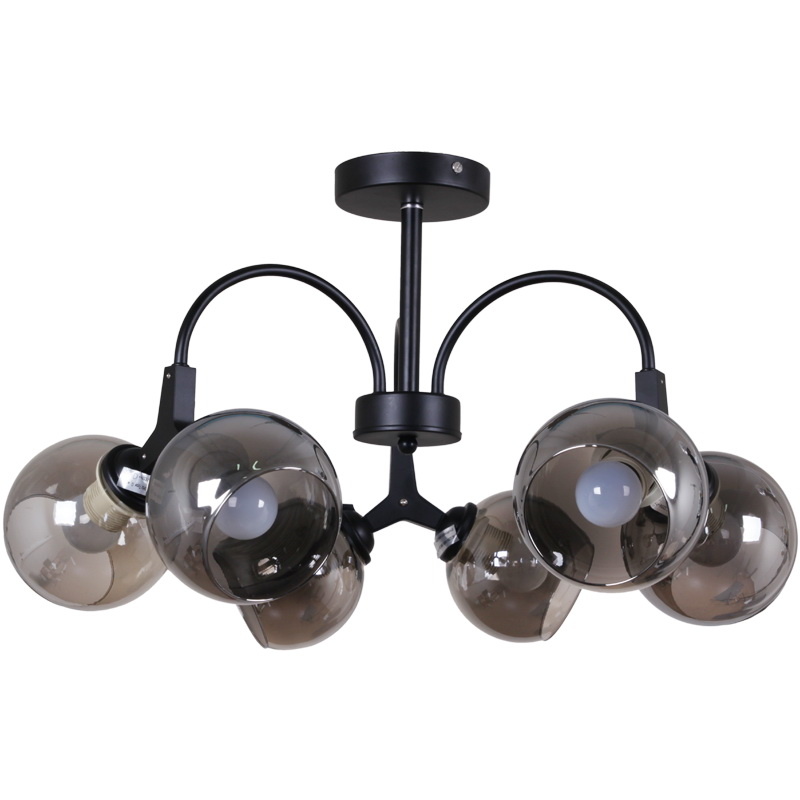 Люстра на штанге Reluce 01268-0.3-06 BK+CR