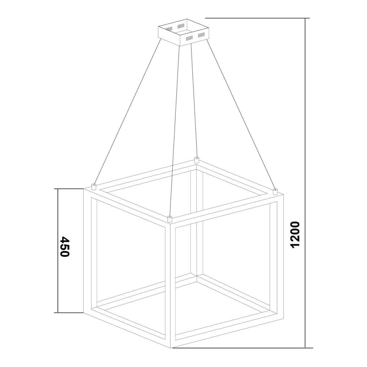 Подвесной светодиодный светильник Lucia Tucci Naomi 4750.1 Gold