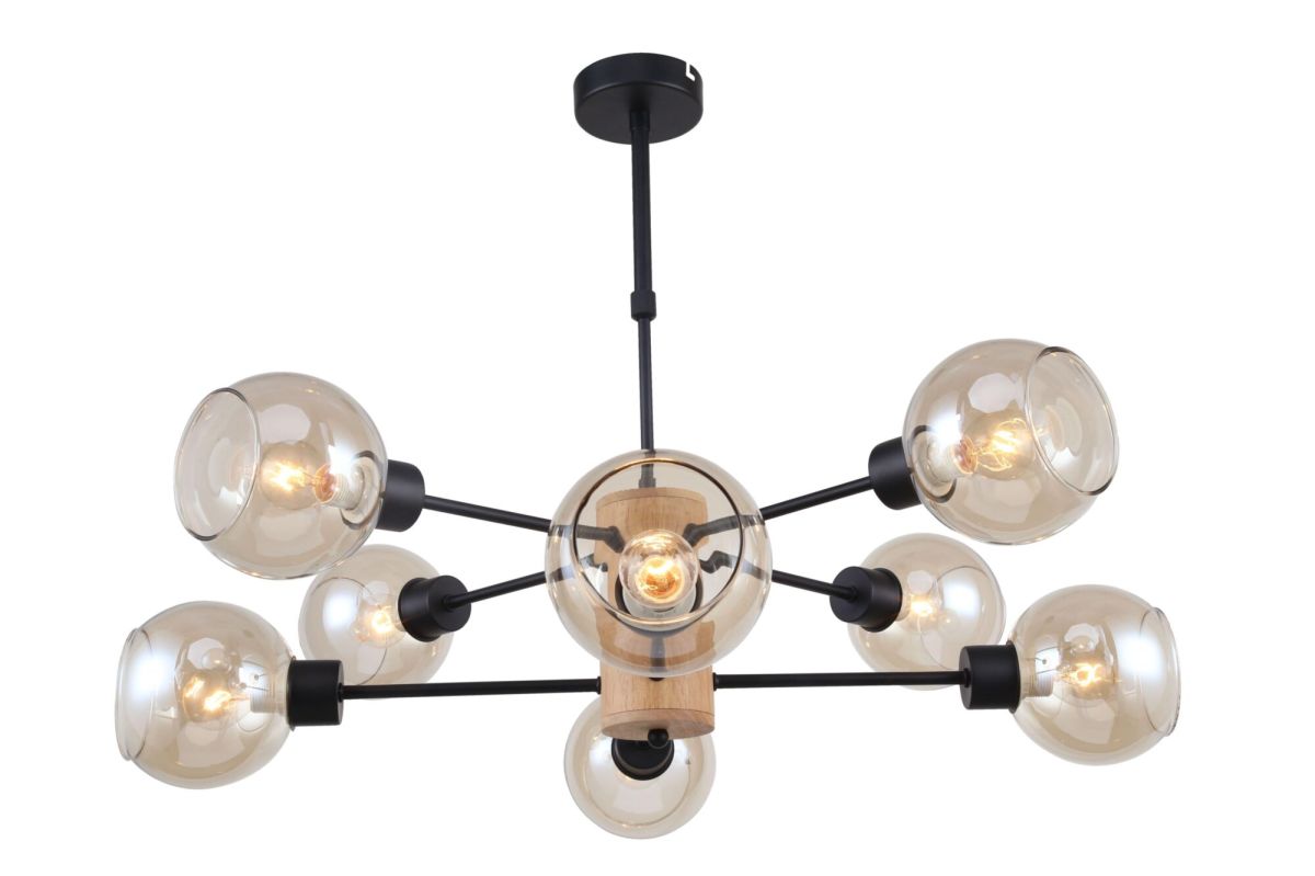 Люстра на штанге Freya Marvin FR5055PL-08B