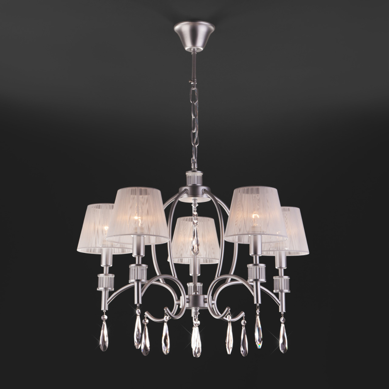 Подвесная люстра Eurosvet Capri 60092/5 серебро