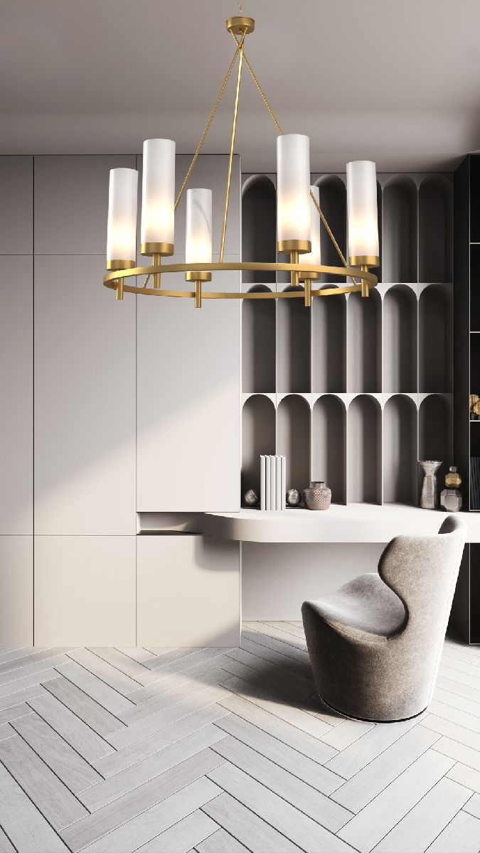 Подвесная люстра Milosh Tendence Madison 0882CL-6GD