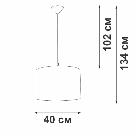 Подвесной светильник Vitaluce V2827-0/1S