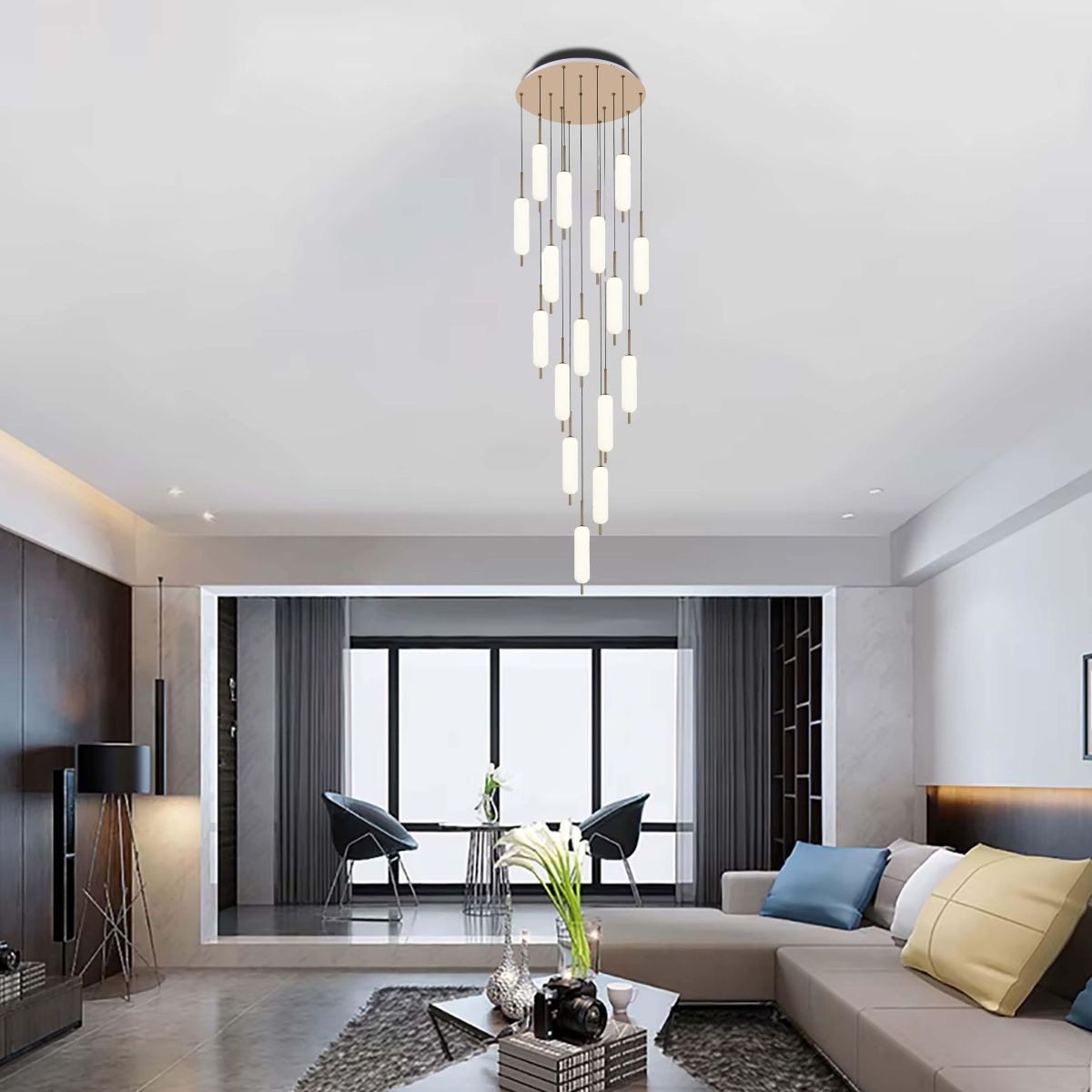 Каскадная люстра Alfa Light F2524-35