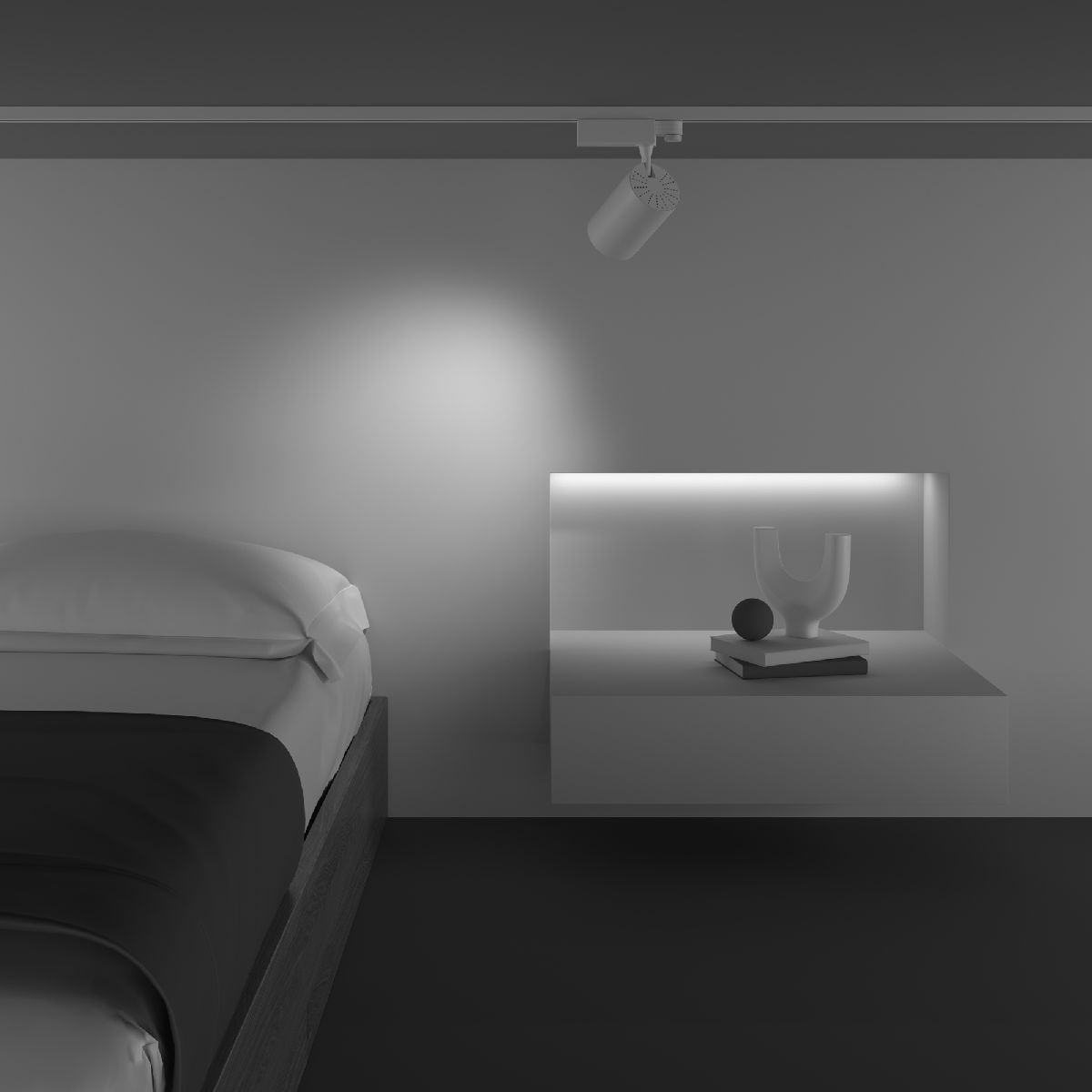 Трековый светильник Maytoni Technical Vuoro TR029-3-20W4K-M-W