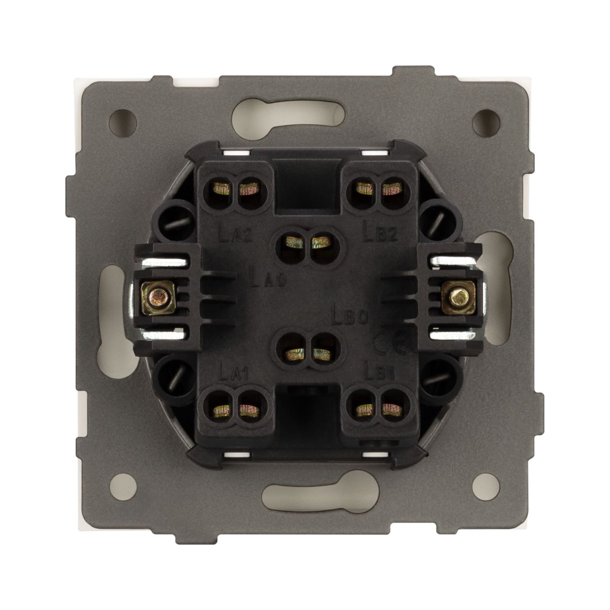 Механизм выключателя одноклавишный перекрёстный Arlight SWT-TENDO-MKX1-PL-WH (230V, 10A) 054054