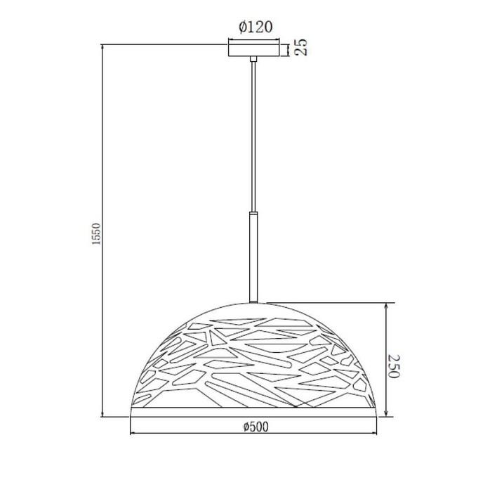 Подвесной светильник Lucide Baja 34436/50/68