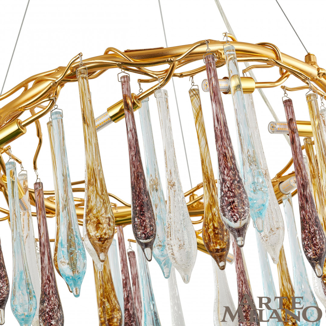 Подвесная люстра Arte Milano 500.D800.H350.G9.10 G