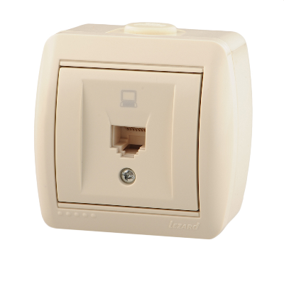 Розетка компьютерная Lezard Nata 710-0300-139