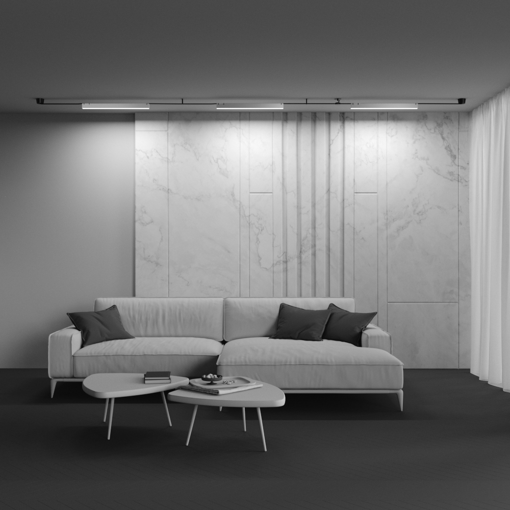 Трековый светильник Maytoni Basis TR129B-24W3K-W