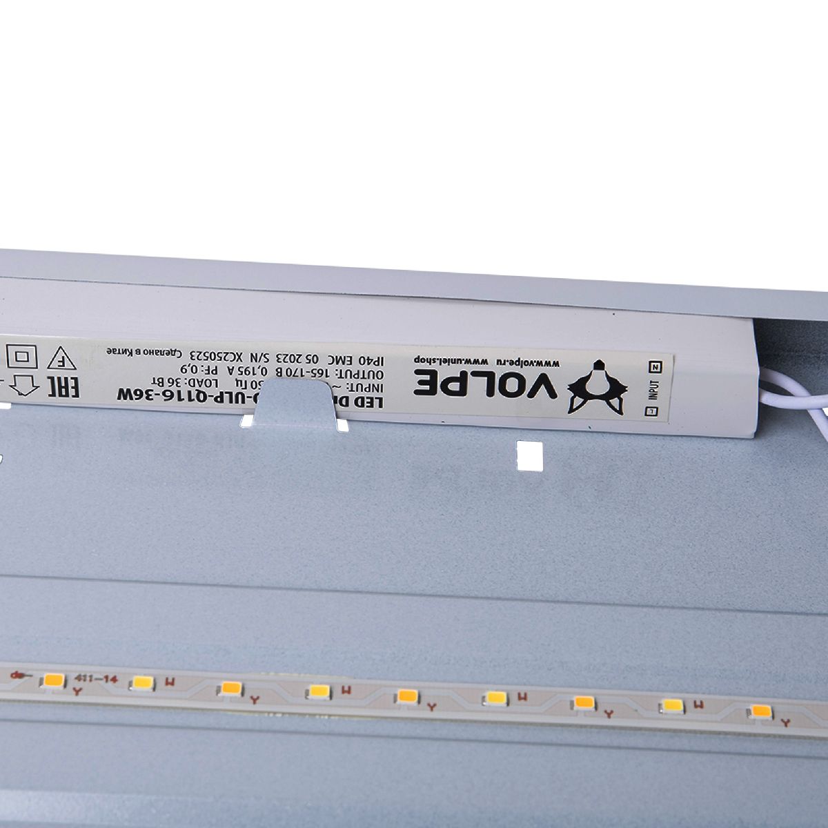 Светодиодная панель Volpe ULP-Q116 6060-36W/4000K+6500K WHITE UL-00011073