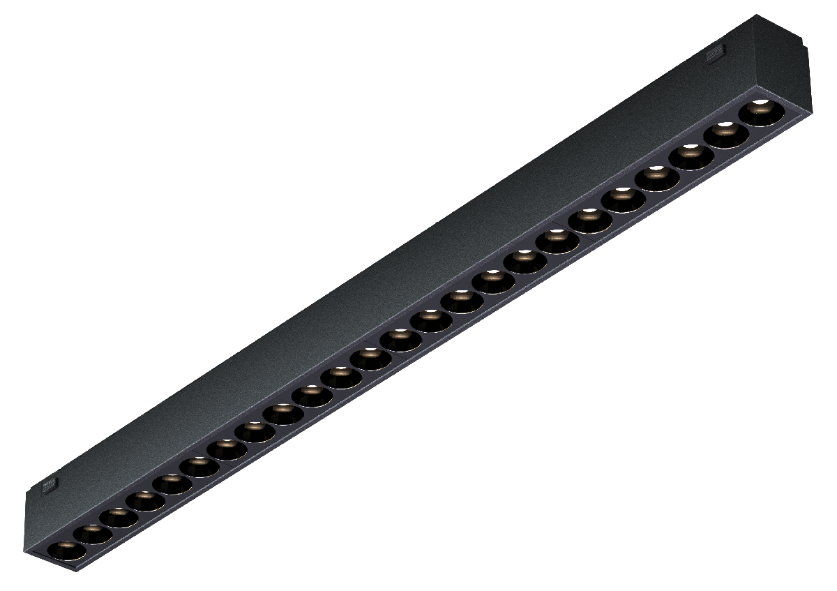 Трековый магнитный светильник iLedex Vision 4825-039-L389-24W-36DG-4000K-BK УЦ