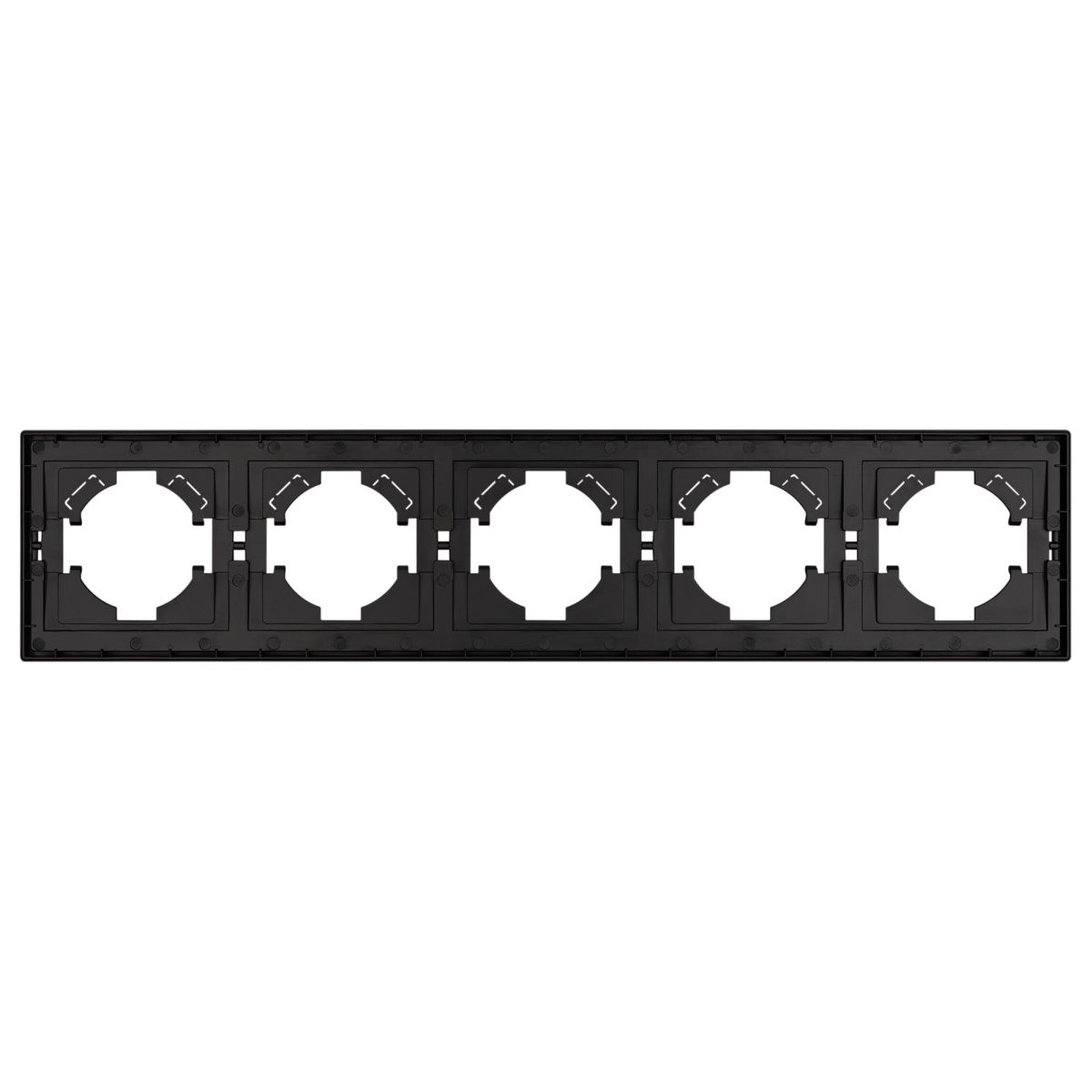 Рамка пластиковая на 5 постов Arlight FRM-TENDO-PL-5-BK 053852