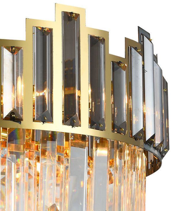 Подвесная люстра Natali Kovaltseva IMPERIUM 76018/10C GOLD PLATED