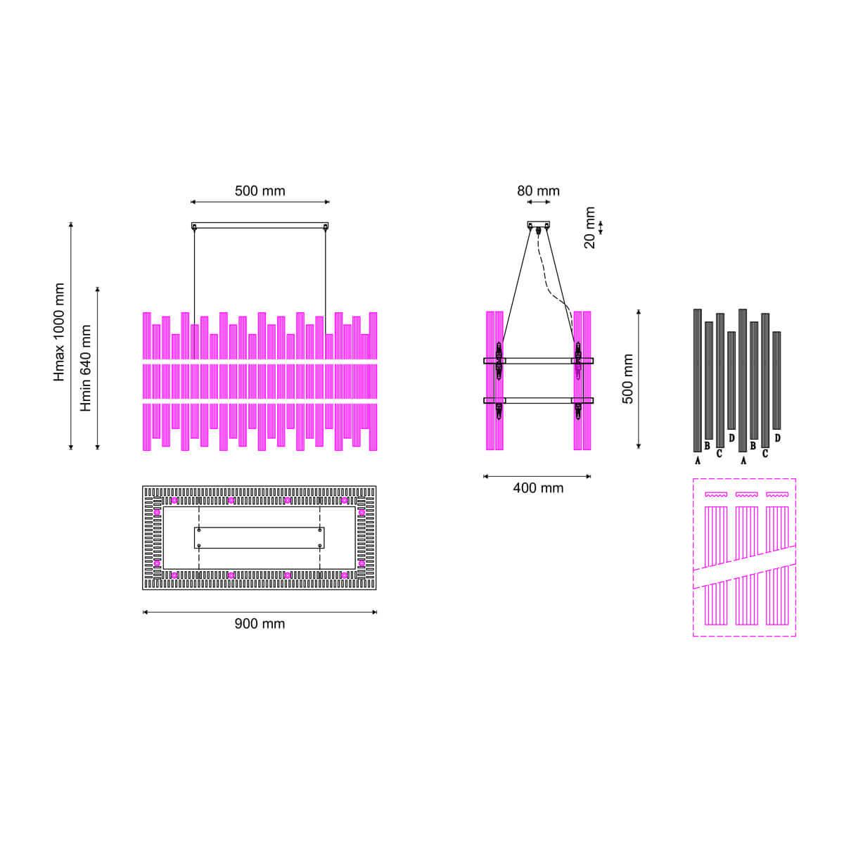 Подвесной светильник Fametto Vintage DLC-V405-1001