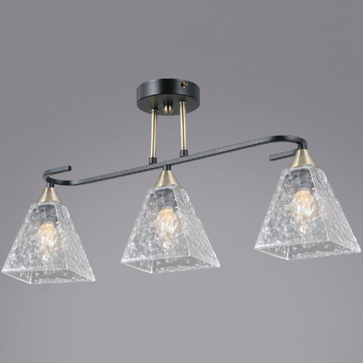 Потолочная люстра Illumico IL0782-3CSQ-25 BK AB AREZZO