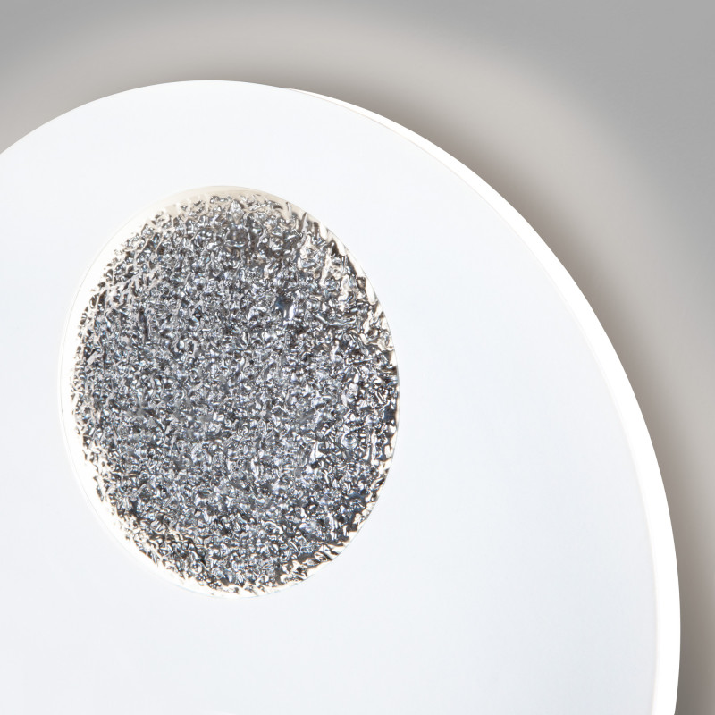 Бра круг Eurosvet 40150/1 LED белый/хром