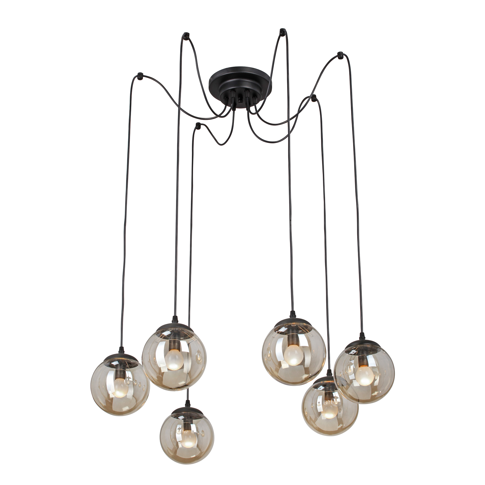 Подвесная люстра шар Vitaluce V3979-1/6S