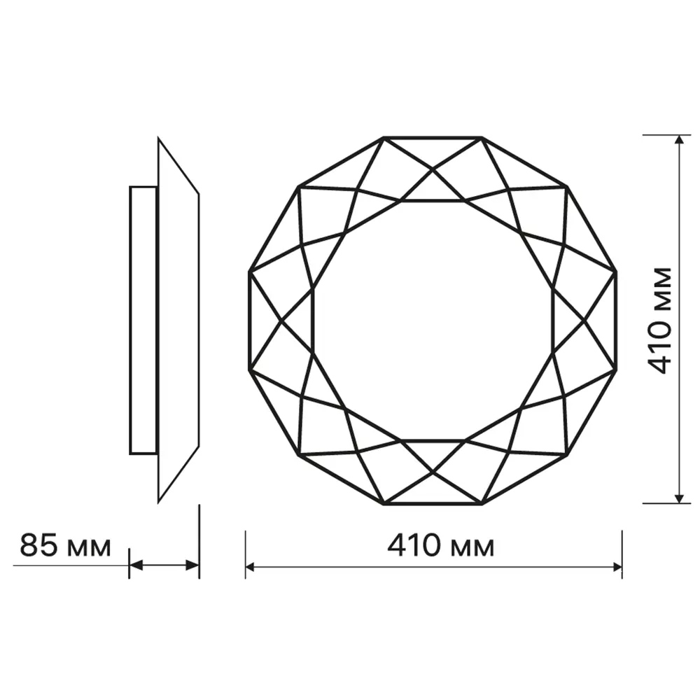 Потолочный светильник Ritter Brilliance 52217 1