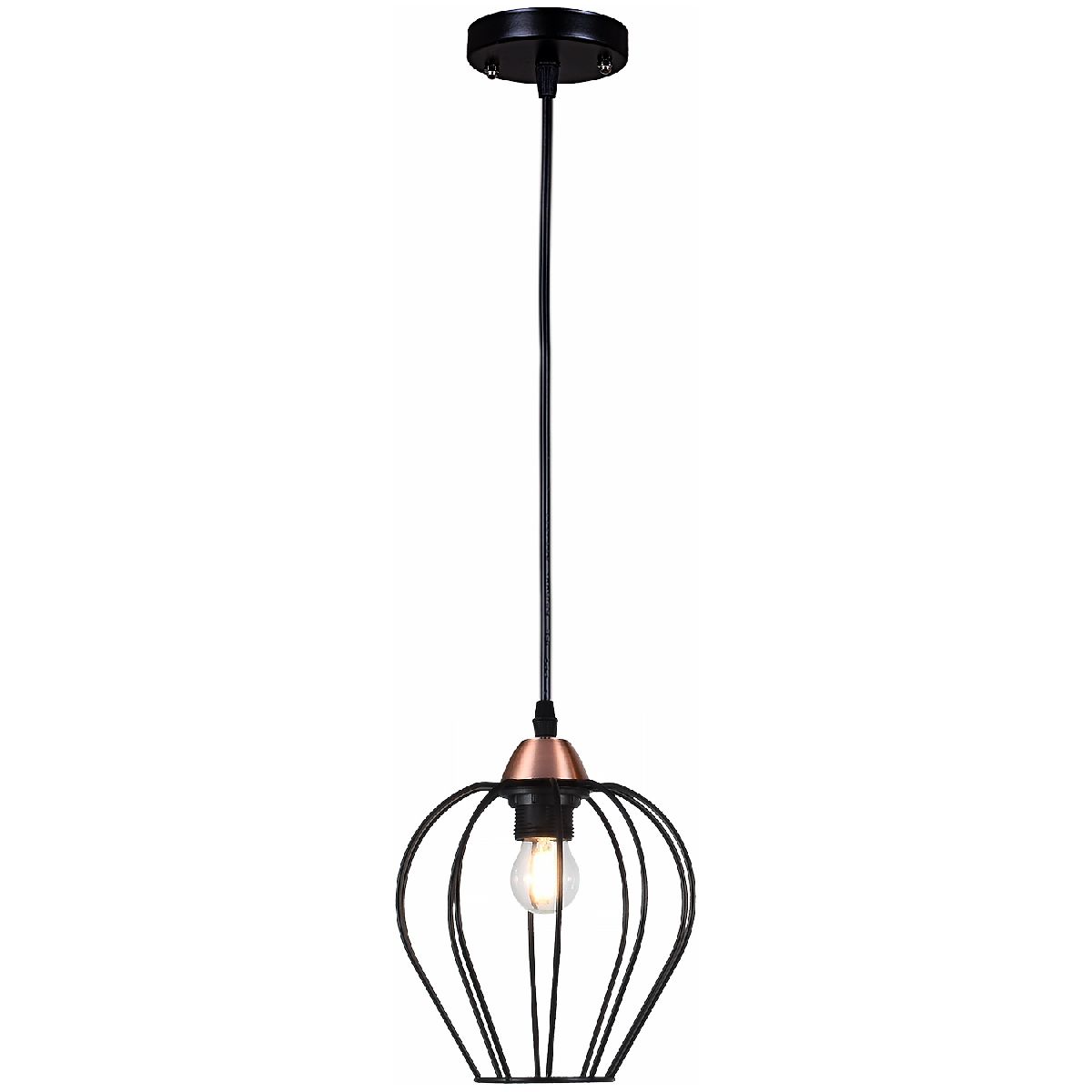 Подвесной светильник Illumico IL2001-1PA-05 BK ROSE GD