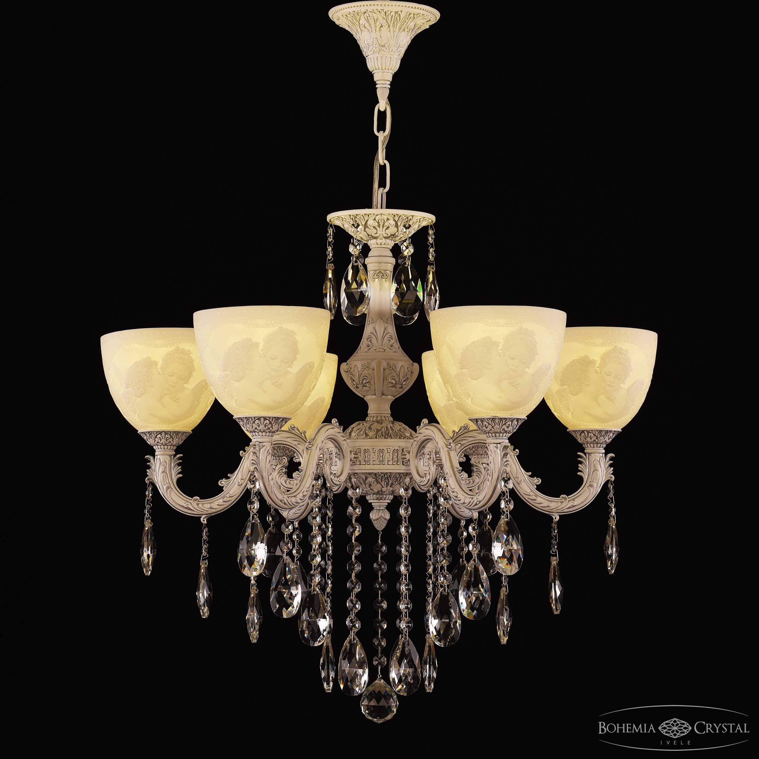 Подвесная люстра Bohemia Ivele Crystal AL79101/6/175 B WMN P1 U Angel
