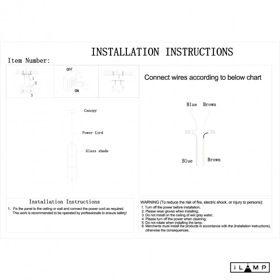 Подвесной светильник iLamp Drop 8121P SM