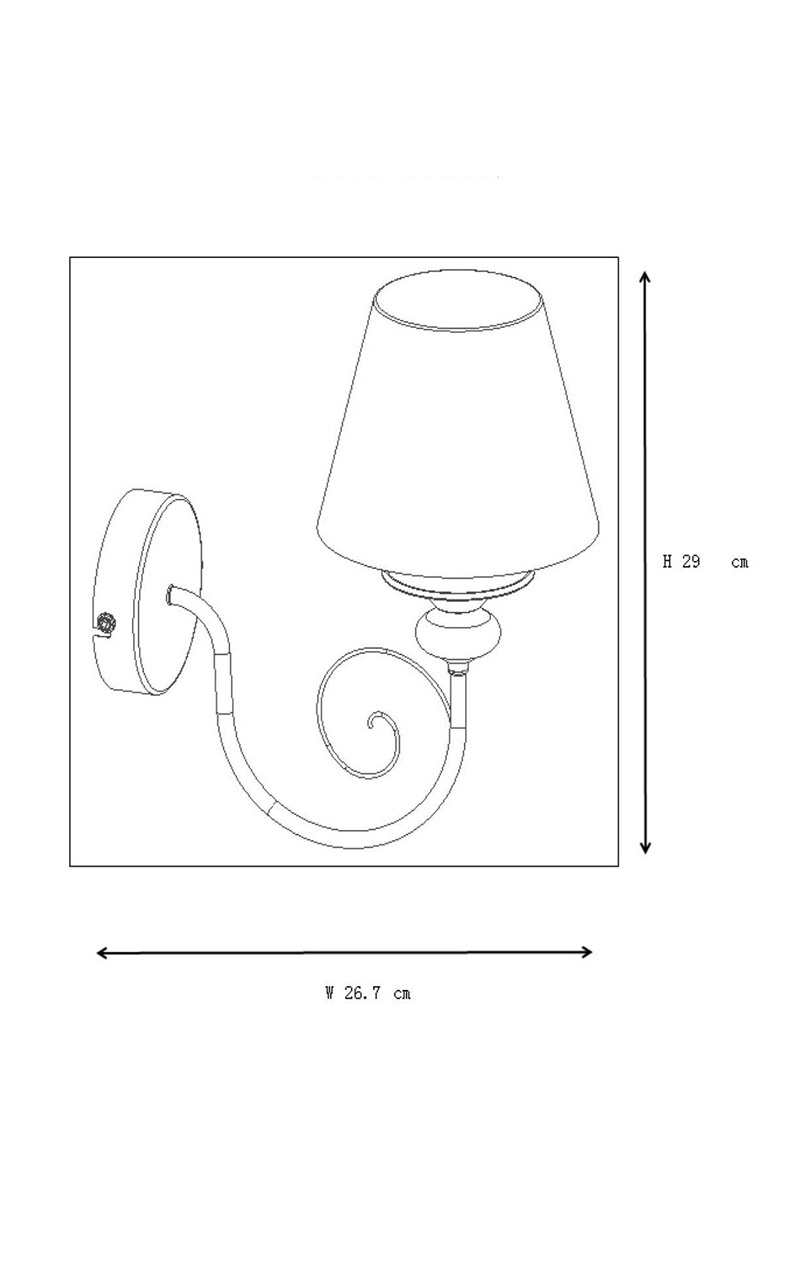 Бра серое Lucide Robin 71236/01/41