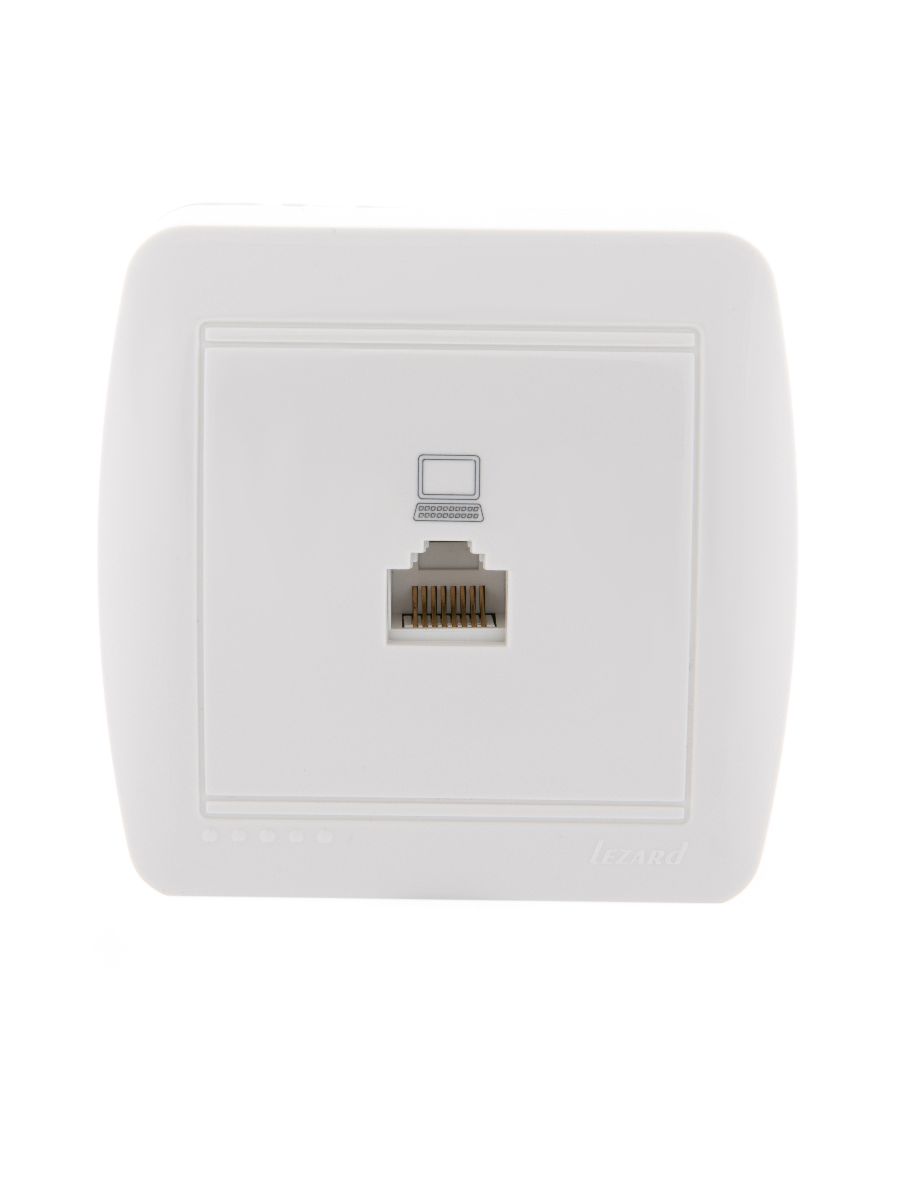 Розетка компьютерная Lezard Demet 711-0200-139