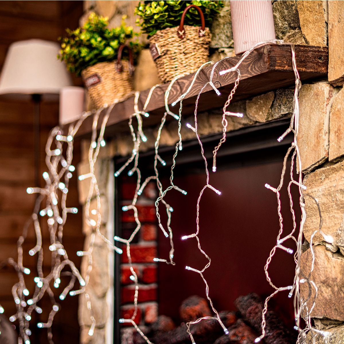 Уличная гирлянда Uniel ULD-B6007-200/STK WHITE IP44 UL-00010890