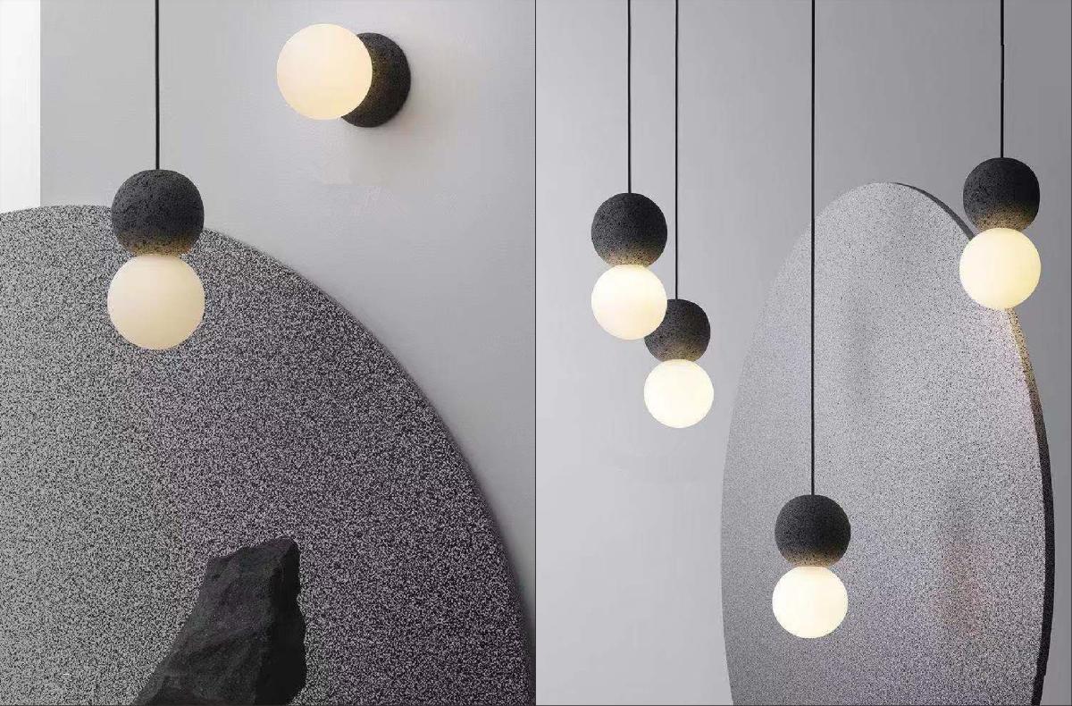 Подвесной светильник iLamp Foxtrot 10694P/1-D100 BK-WH