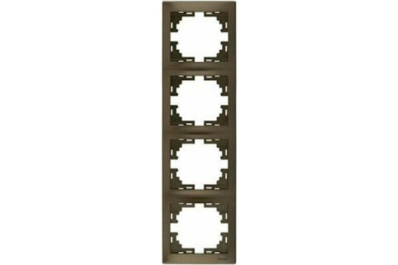 Рамка 4-местная вертикальная Lezard Rain 703-3131-154