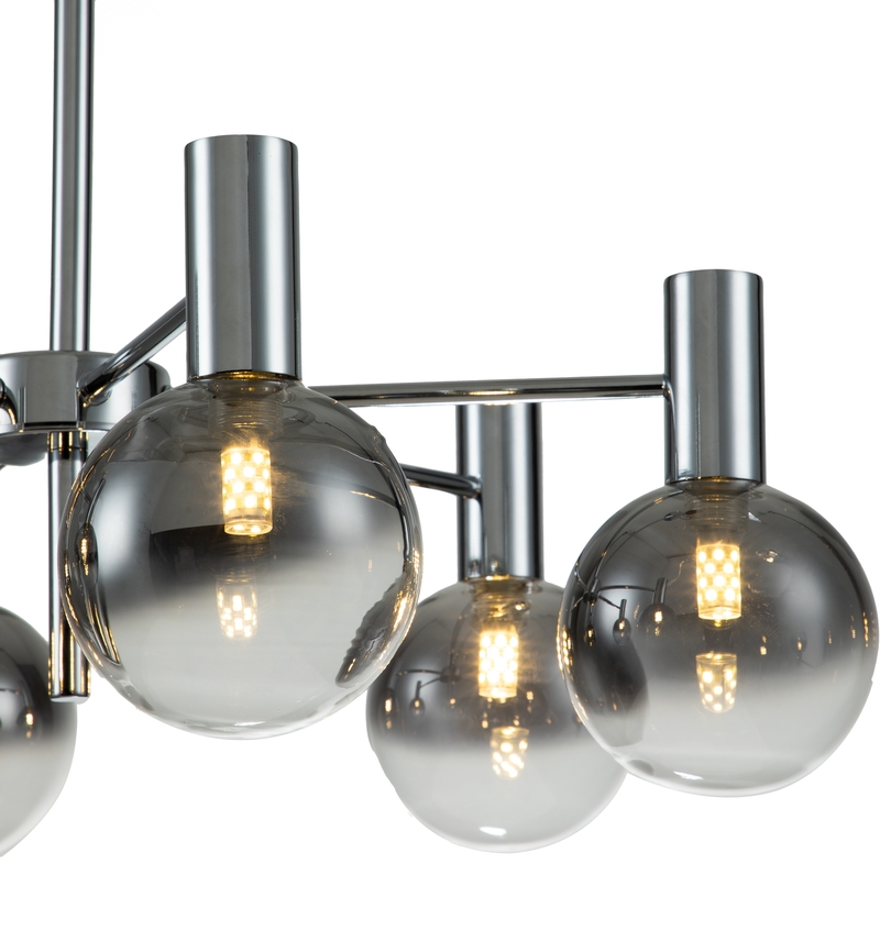 Люстра на штанге Indigo Collana 13015/6R Chrome V000224