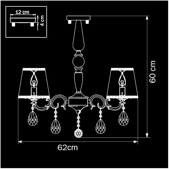 Потолочная люстра Osgona Engenuo 779564