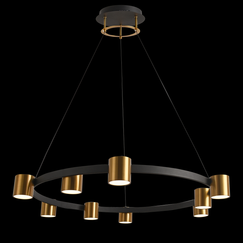Подвесная люстра Natali Kovaltseva LED LAMPS 81129/7C BRASS BLACK