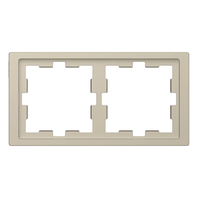 Рамка 2-постовая Schneider Electric Merten D-Life MTN4020-6533