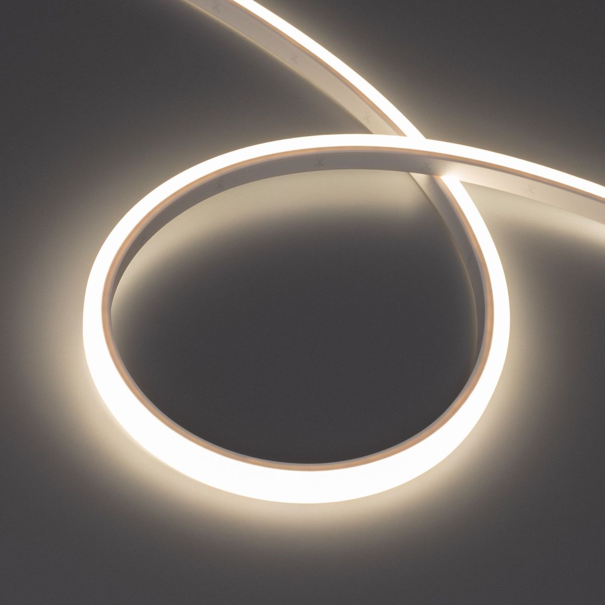 Светодиодная герметичная лента Arlight WAVE-TOP-PU-A144-10x10mm 24V Warm3500 (5 W/m, IP68, 3m, wire x1) 052621