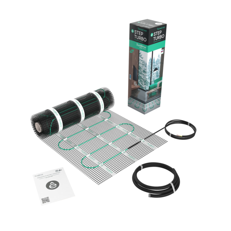 Мат нагревательный 200 Вт/м2, 600 Вт, 3 м2 Systeme Electric Step Turbo STM200030
