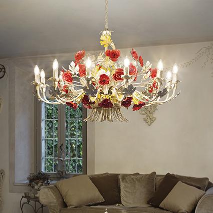 Подвесная люстра Ideal Lux Camilla SP12 173917