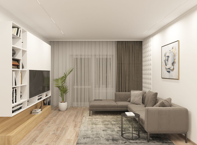 Трековый однофазный светильник Denkirs Smart Grill DK8002-CONN-WH