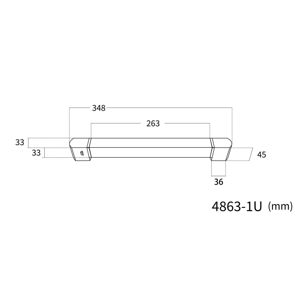 Трековый однофазный светильник Favourite Practica 4863-1U
