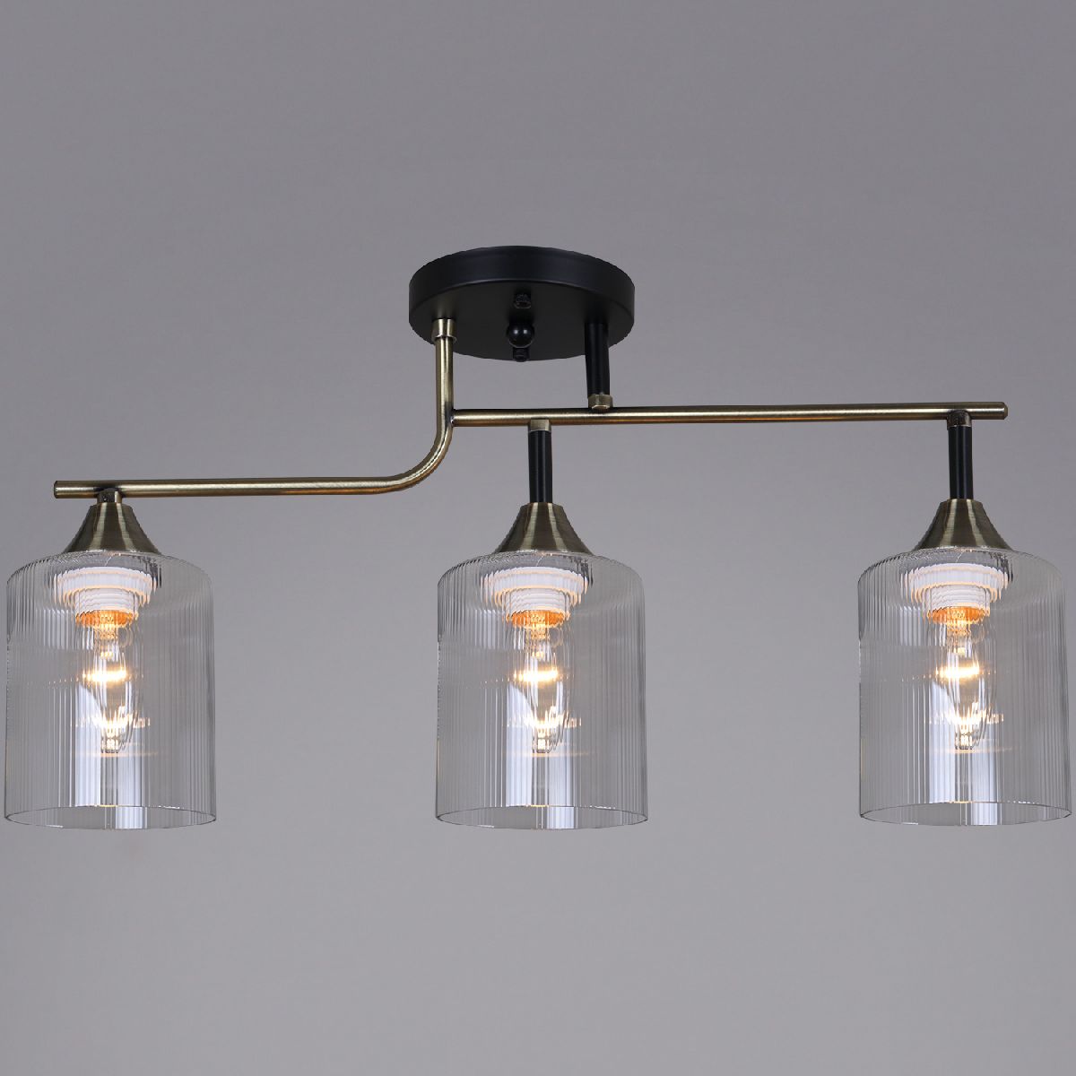 Потолочная люстра Reluce 02312-0.3-03 AB+BK