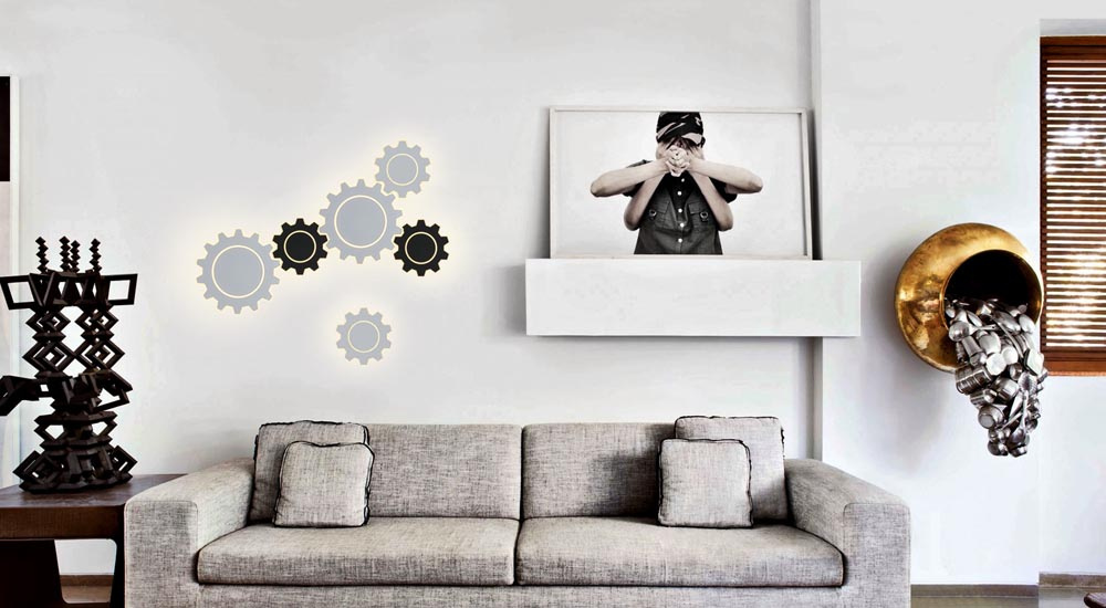 Настенный светодиодный светильник Elektrostandard Gear L LED черный MRL LED 1100 4690389125386