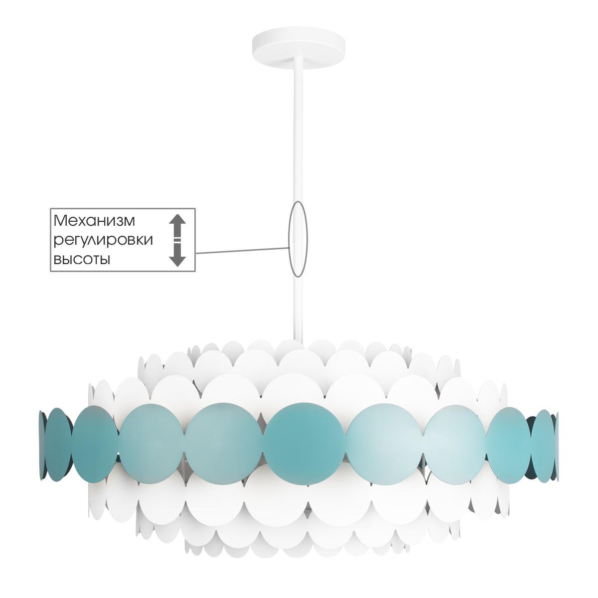 Люстра на штанге Loft IT Juicy 10310/M Blue