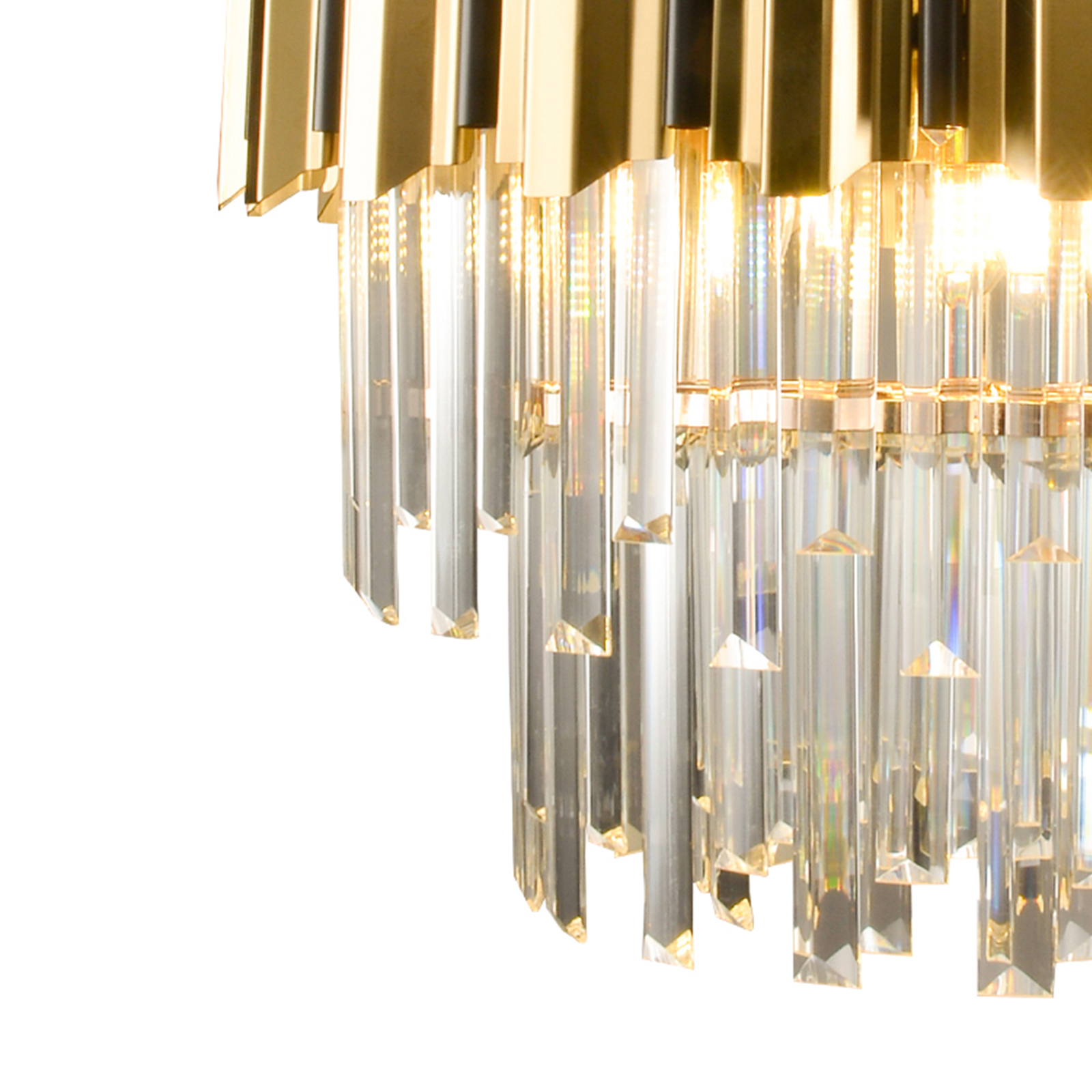 Подвесная люстра Natali Kovaltseva DELTA II 81449/8C GOLD
