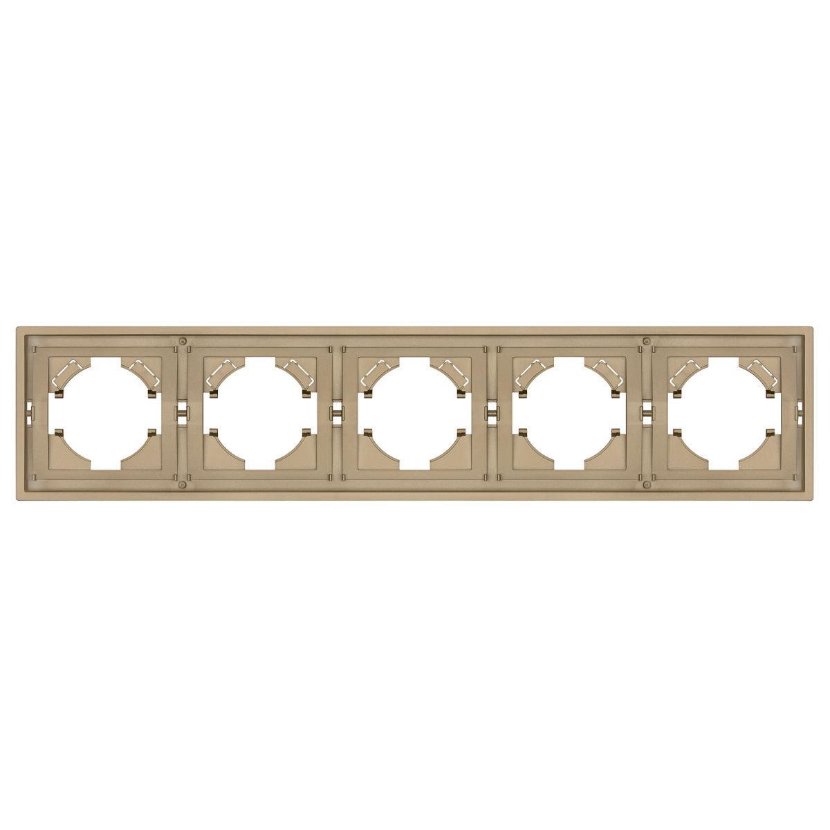 Рамка пластиковая на 5 постов Arlight FRM-TENDO-SFPL-5-GD 054658