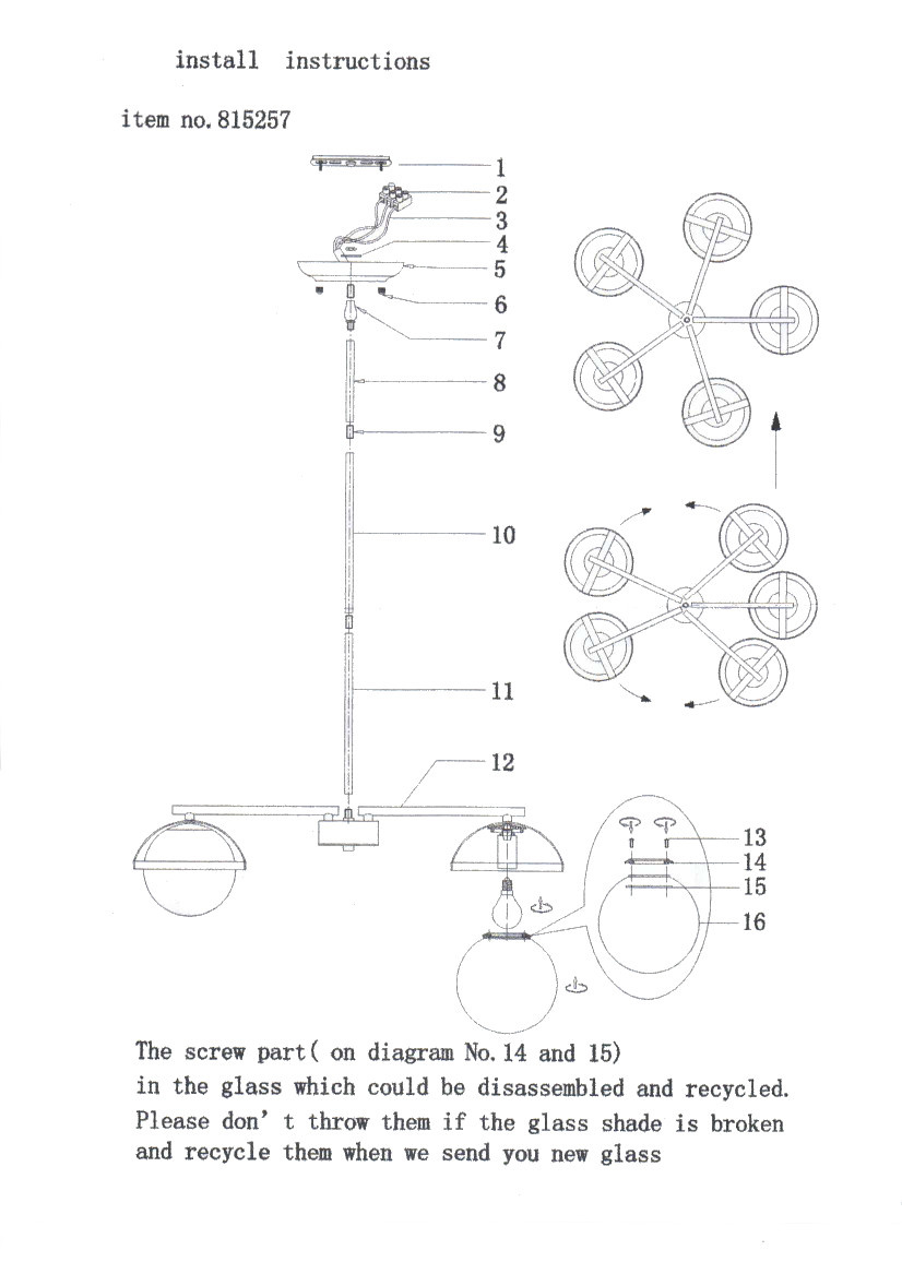 Подвесная люстра Lightstar Croco 815257