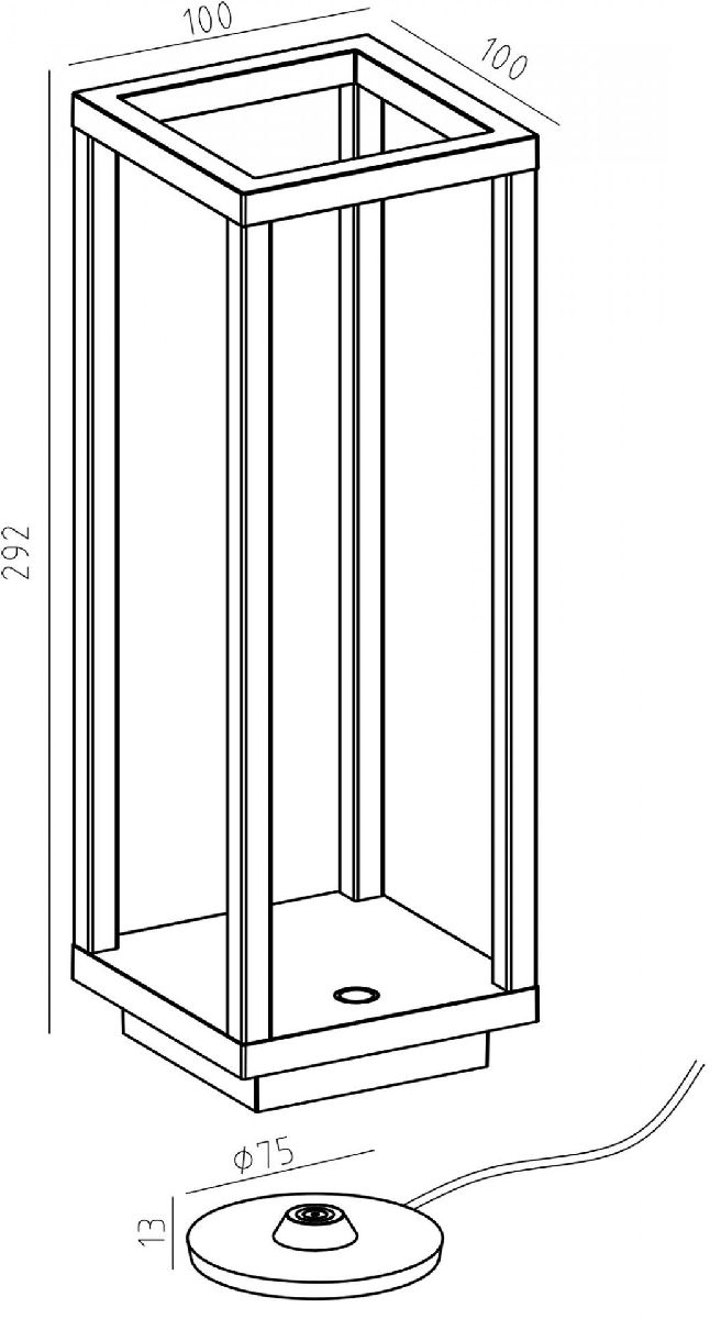 Уличный светильник Deko-Light Crucis 346043