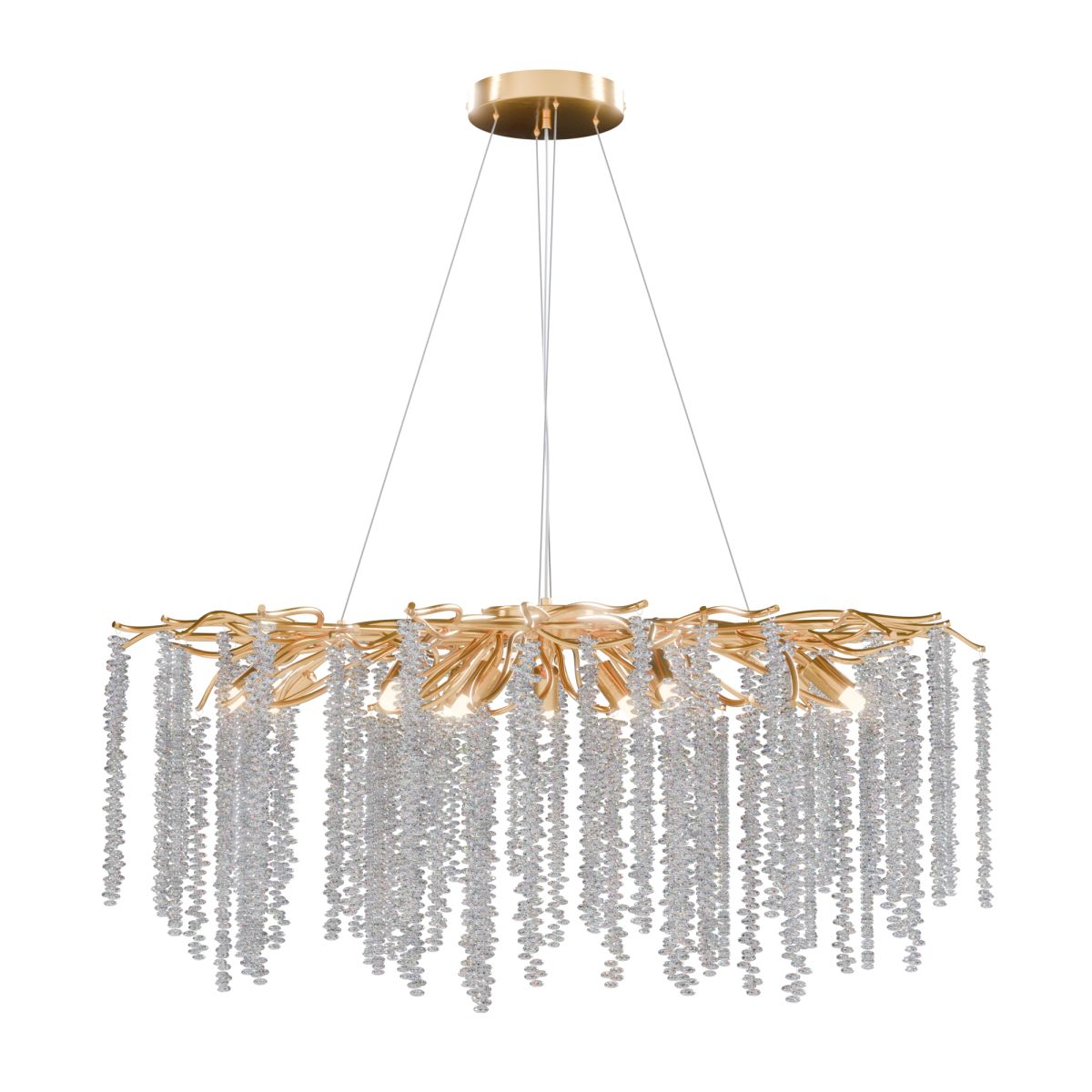 Подвесная люстра Lightera Curls LE303L-11G