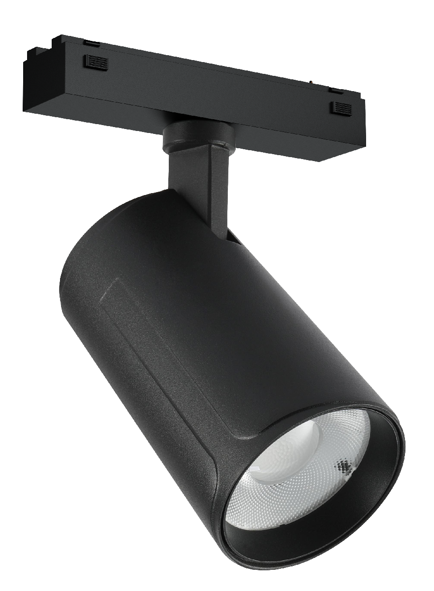 Трековый магнитный светильник iLedex Vision 4825-048-D70-20W-36DG-3000K-BK